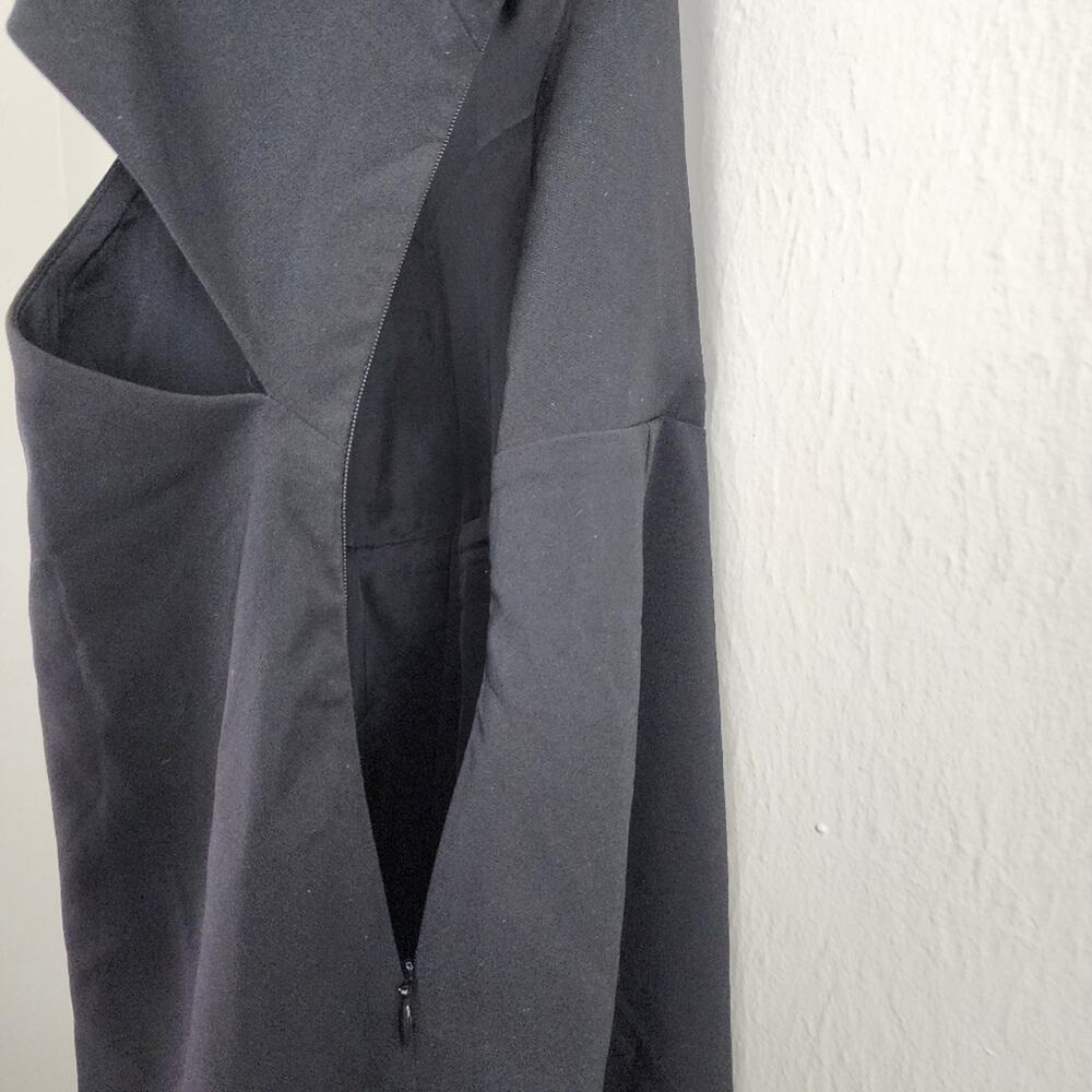 NBD Tobias Black One Shoulder Cut Out Mini Dress Asymmetric Revolve - Size Small - Picture 11 of 11